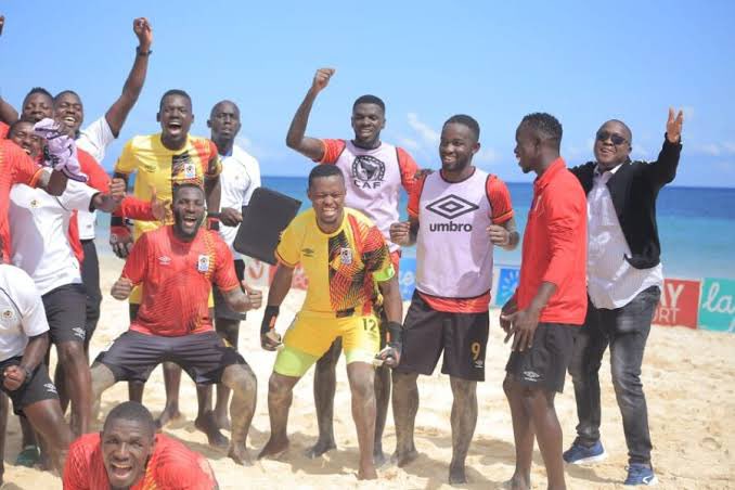 “Beach 🏖️ soccer in Uganda started in 2009 as a leisure game at Lido Beach, Entebbe. In 2010, <a href="/OfficialFUFA/">FUFA</a> began following up on our activities in Entebbe, and through the efforts of CEO <a href="/EdgarSWatson/">Edgar Watson</a> , the game gained formal recognition.
FUFA officially accepted it as the