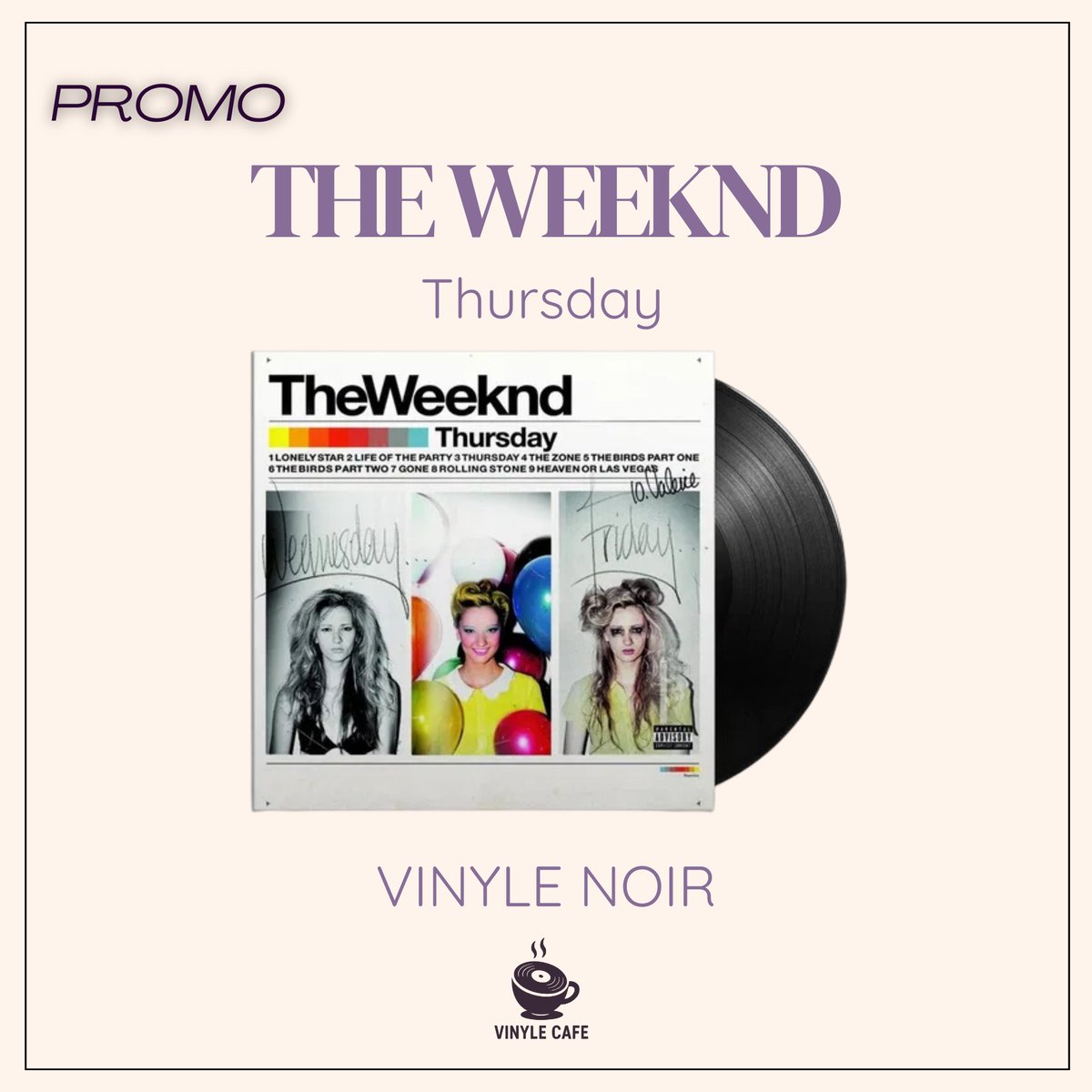 vinylecafe's tweet image. #PROMO || Deux vinyles de The Weeknd sont actuellement en promo sur imusic (@imusicdk )

 - Dawn FM : imusic.fr/music/06024454…
- Thursday : imusic.fr/music/06025472…

#theweeknd #dawnfm #thursday