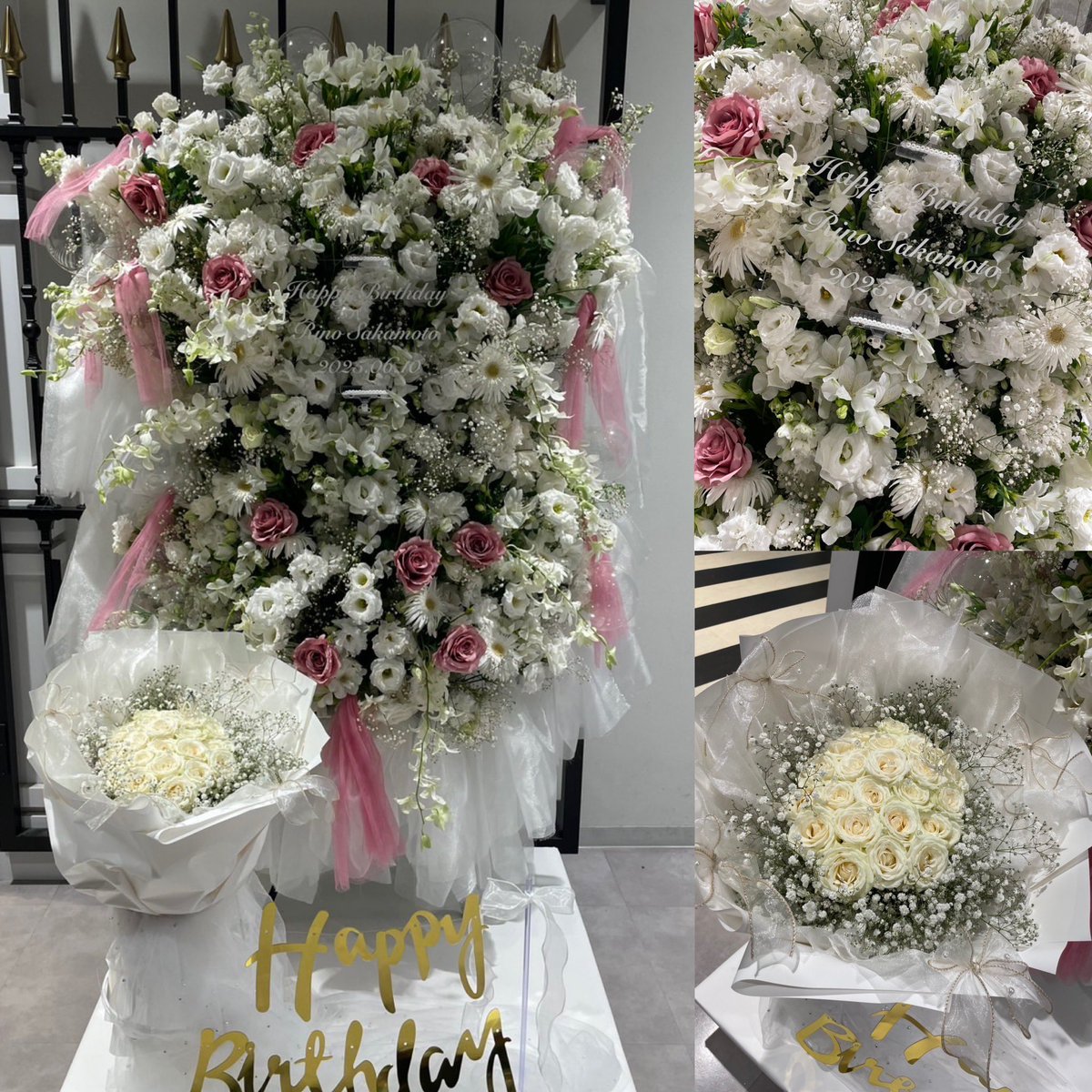 shikibo8717's tweet photo. #HKT48 #坂本りの 様 生誕祭イベントに
オーダーメイドの #フラスタ をお届けさせていただきました!
世界でひとつのフラスタ
ファンの皆様ご注文ありがとうございました😊
ABCフラワーはファンの皆様の想いをお届け致します
#abcflower #abcフラワー https://t.co/wRwDxodVgA