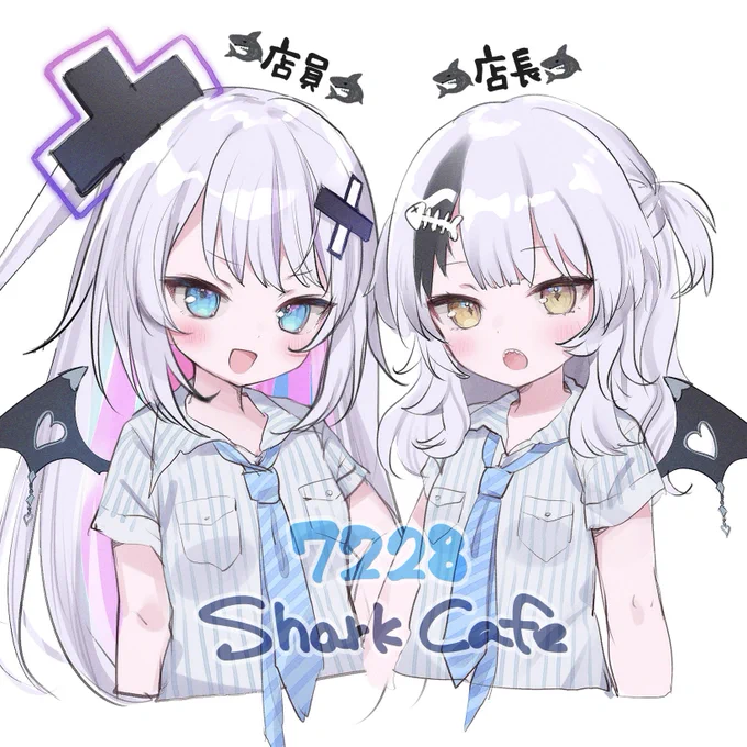 #KiKi鯖GTA2SR 初日の思い出らくがき 2日目もカフェ経営がんばるぞい! #銀棘あーと #さめあーと