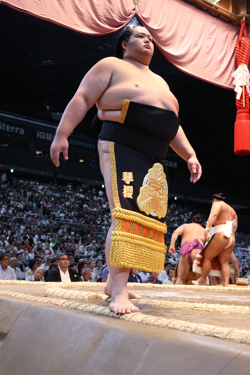 初日の様子＞ 幕内土俵入り 琴櫻 #sumo #相撲 #名古屋場所 #七月場所