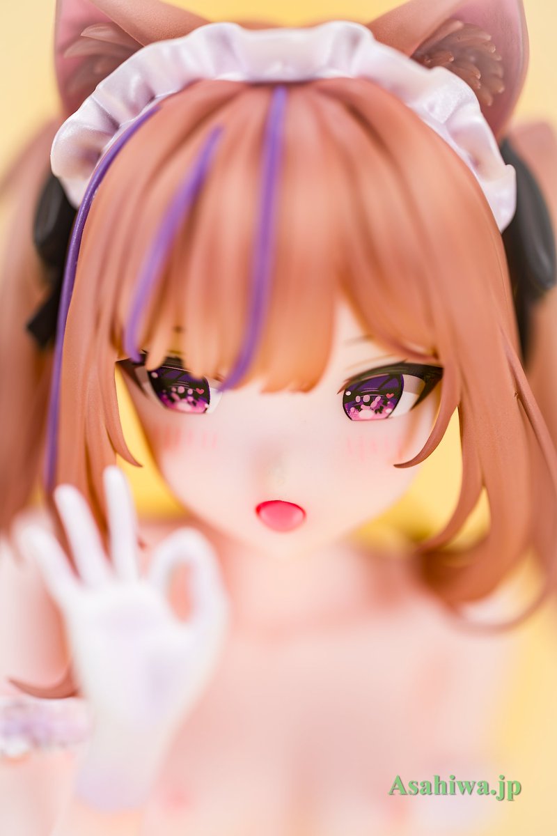Asahiwajp's tweet image. ケモミミ!ツリ目!生意気!Pink-Charm まふゆ氏 1/6 レオ よつばとフィギュアレビューasahiwa.jp/f/original_leo…