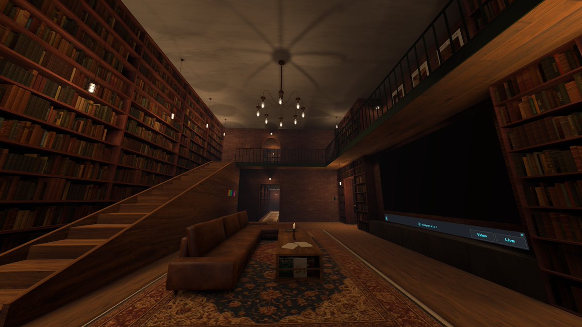 smiley_808's tweet photo. World: Curio house-reading books- by kasakasa
#vrchat #worlds #vrc #virtualreality #avatars #gaming https://t.co/sya9l9lrYG