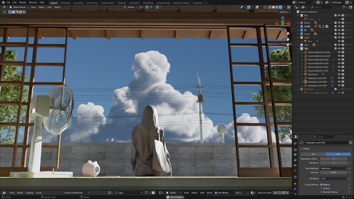 Celsius37's tweet image. ブロッキングいい感じ～