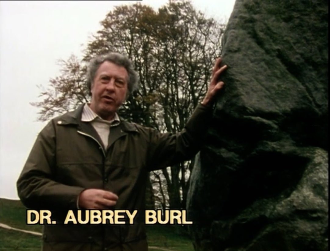 Spiddly's tweet image. A chance to revisit television from 45 years ago with an episode of ‘Arthur C Clarke’s Mysterious World - The Riddle Of The Stones.’
Moodily shot, Gordon Honeycombe narrating with gravitas. And that theme tune? Chef’s kiss youtu.be/0XhICVkU3bU?si…
#StandingStoneSunday