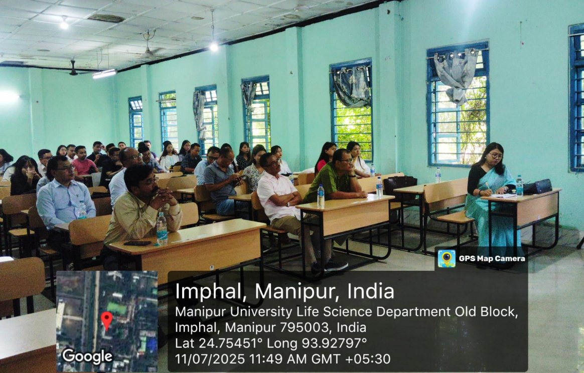 🗓️ World Population Day 2025
📍 Dept. of Economics, #ManipurUniversity
Theme: "Empowering young people to create the families they want in a fair &amp; hopeful world"
Keynote by Prof. E. Bijoykumar Singh, with distinguished guests from Census Operations &amp; MU. #WPD2025  #PopulationDay