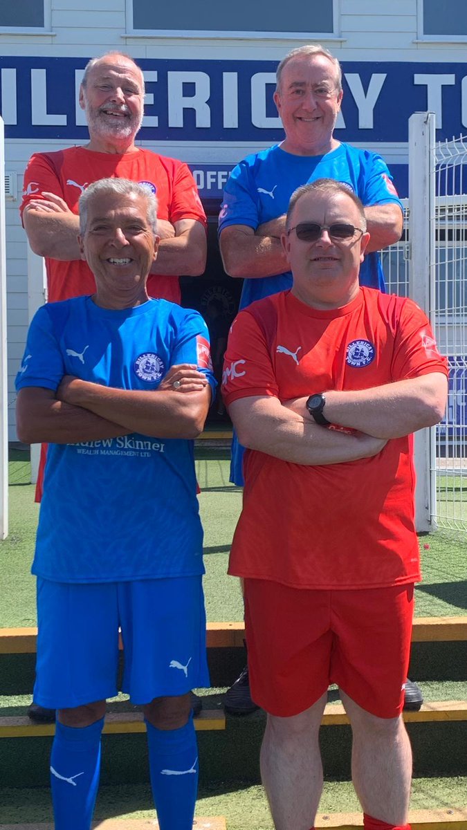 First team kit launch today init together
4 of our squad modelling the new kit
Lucky they had XXL's