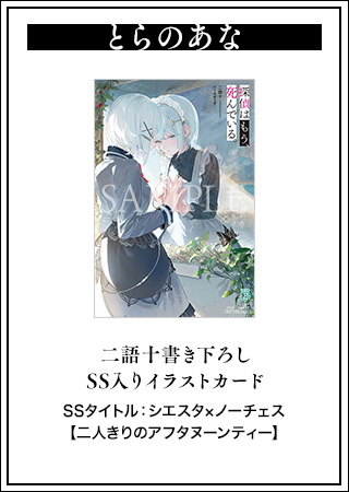 探偵はもう、死んでいる。』13巻特典】 ☆とらのあな☆ 二語十