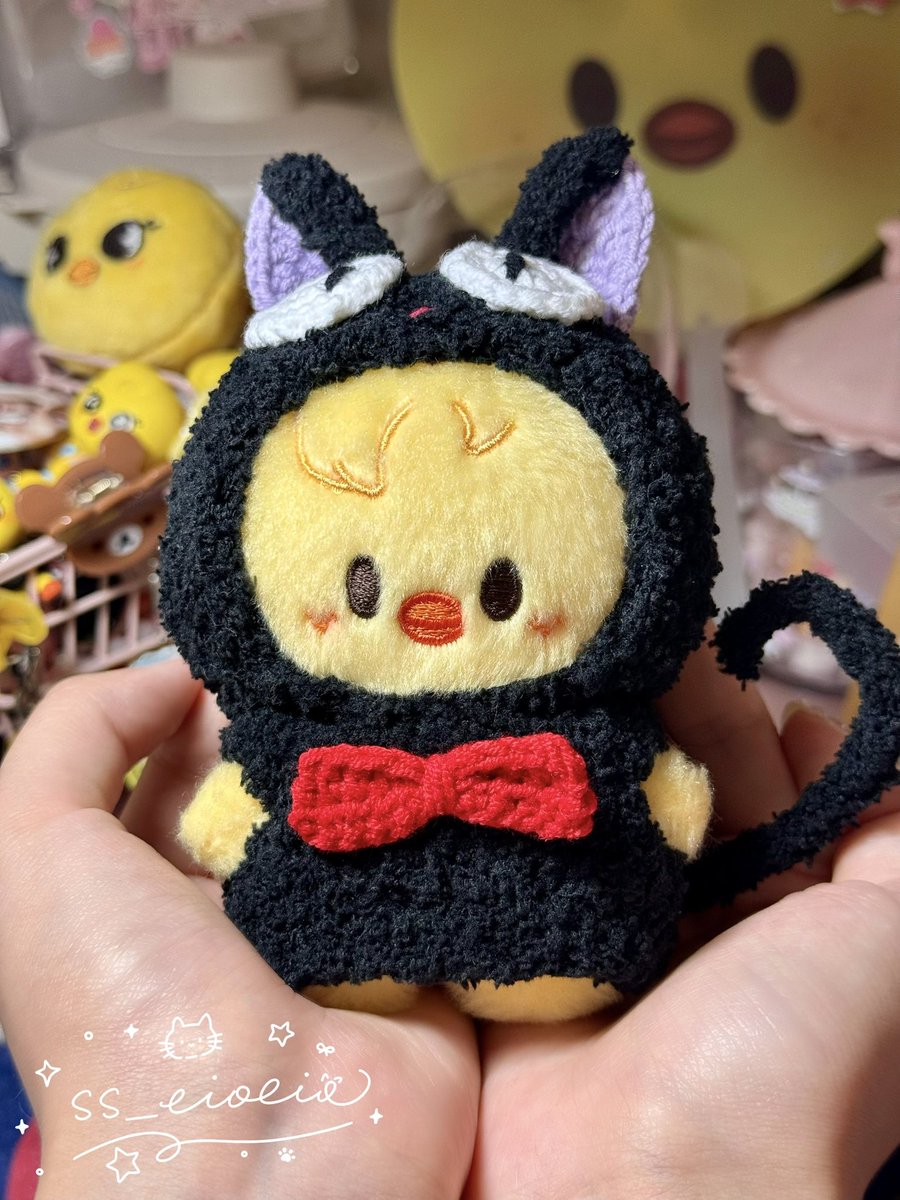 ss_eioeio's tweet image. 🐈‍⬛
#BbokAri #skzoo #skzooplush 
#crochet