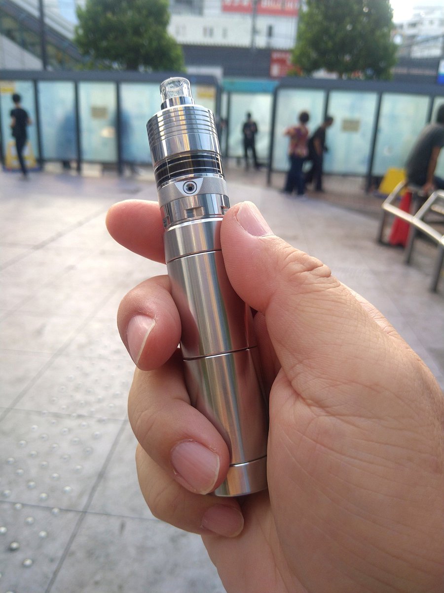 ntosi9's tweet image. タコチューに合わせて再ビルドして持ち出し🚬　#ecig