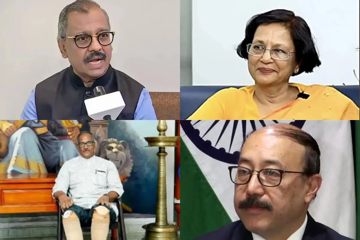 #President  द्रोपदी मुर्मू ने #RajyaSabha  के लिए चार लोगों को मनोनीत किया है।उज्ज्वल देवराव निकम, केरल के वरिष्ठ सामाजिक कार्यकर्ता और शिक्षाविद् सी. सदानंदन मास्टर, भारत के पूर्व विदेश सचिव हर्षवर्धन श्रृंगला और प्रख्यात इतिहासकार एवं शिक्षाविद् मीनाक्षी जैन का नाम शामिल है
