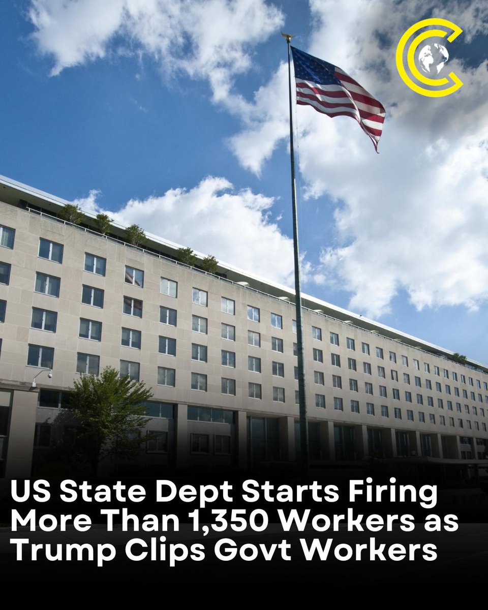 clr_cut's tweet image. The Trump administration has begun firing over 1,350 US-based State Department employees in what officials call a major diplomatic overhaul. Critics warn it could severely damage America’s ability to protect and promote its interests around the world.
#StateDepartment…
