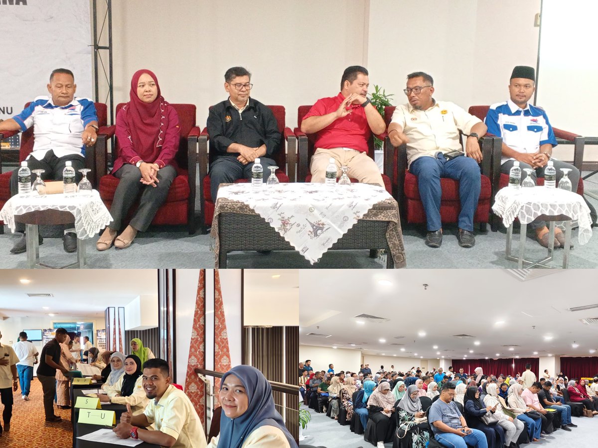 JKR_KT's tweet photo. Program Kerja Undi Perdana JKR Terengganu 2025 di Raia Hotel  &amp; Convention Centre, Terengganu. Sebanyak 10 kerja undi ditawarkan kepada para kontraktor yg hadir hari ini.Tahniah kepada semua yang berjaya.
#IamJKR
@IPJKR_Official
@JKRTerengganu
@HasliJKR
@asharimuda https://t.co/7uy2KIbuCV