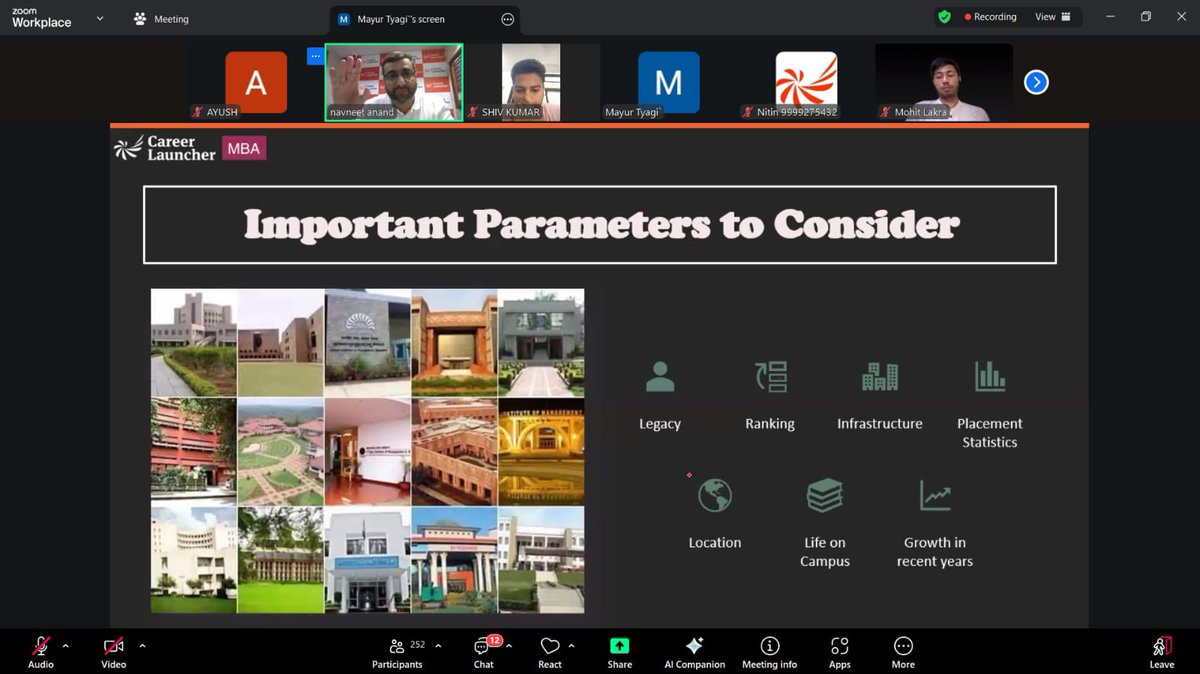 nssnsutcell's tweet photo. On July 11, 2025 NSS NSUT Cell hosted a webinar in collaboration with Career Launcher – MBA Unplugged : a session designed to inspire, inform, and empower future leaders about post- graduation career paths. #nss #nsut #MBA #mbaunplugged #careerlauncher https://t.co/uUS1g2GxfS