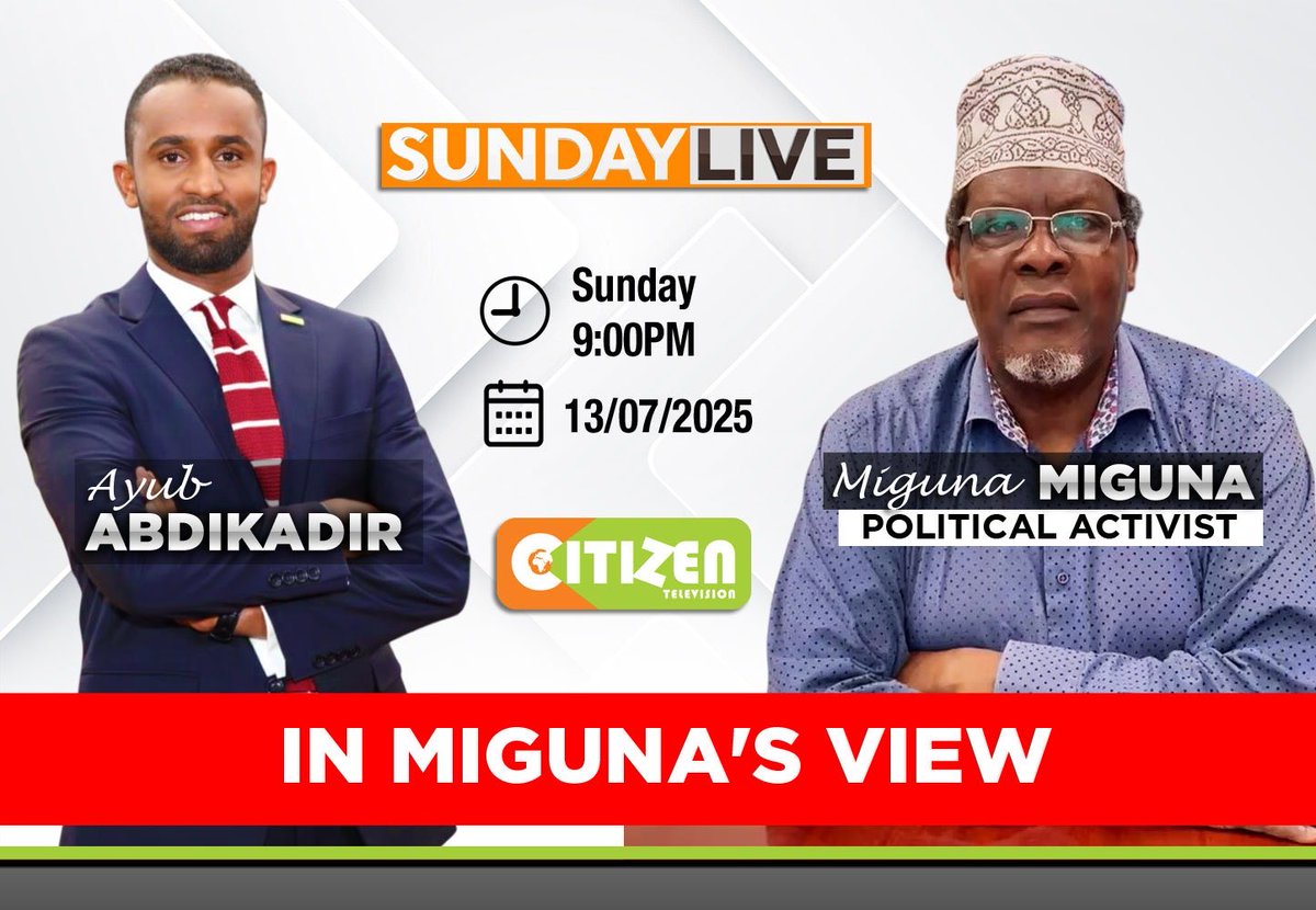 SethOlale's tweet image. Tonight ⁦@citizentvkenya⁩ ⁦@AyubAbdikadir⁩ ⁦@MigunaMiguna⁩