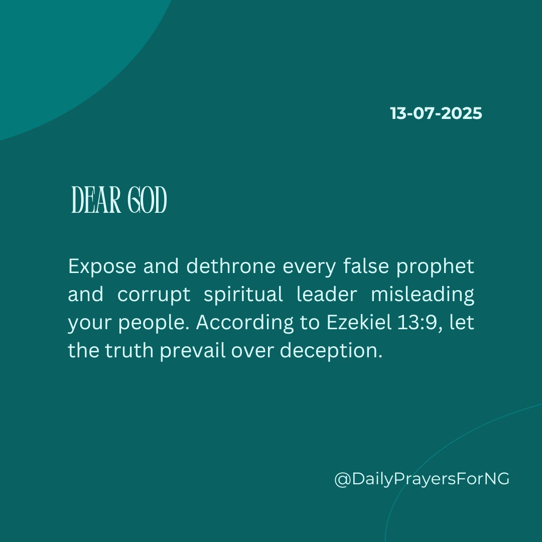 Daily Prayers For Nigeria (@dailyprayers4ng) on Twitter photo 