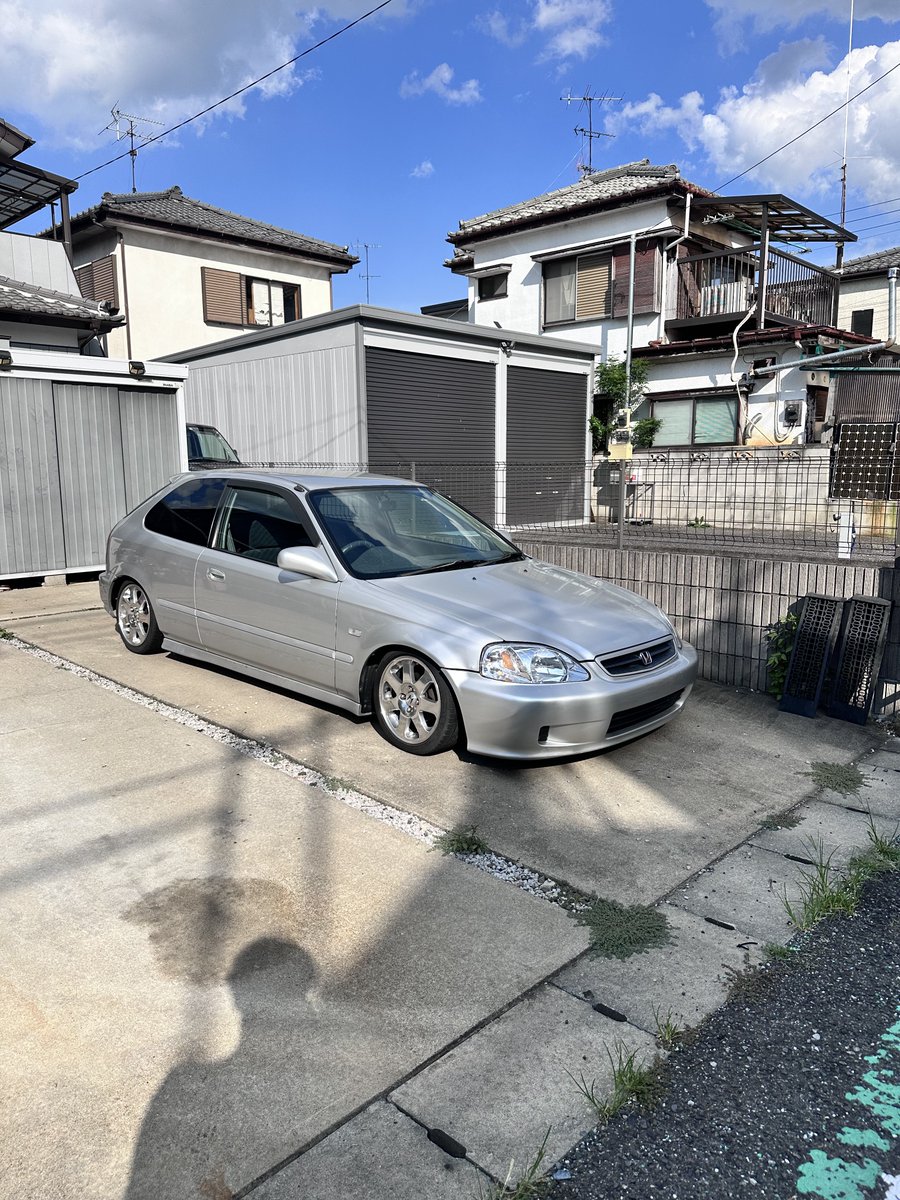 s_48dayo's tweet photo. EJ1売ってEKハッチ買いました
Vi-RS履かせてみました https://t.co/xPd142P6xp