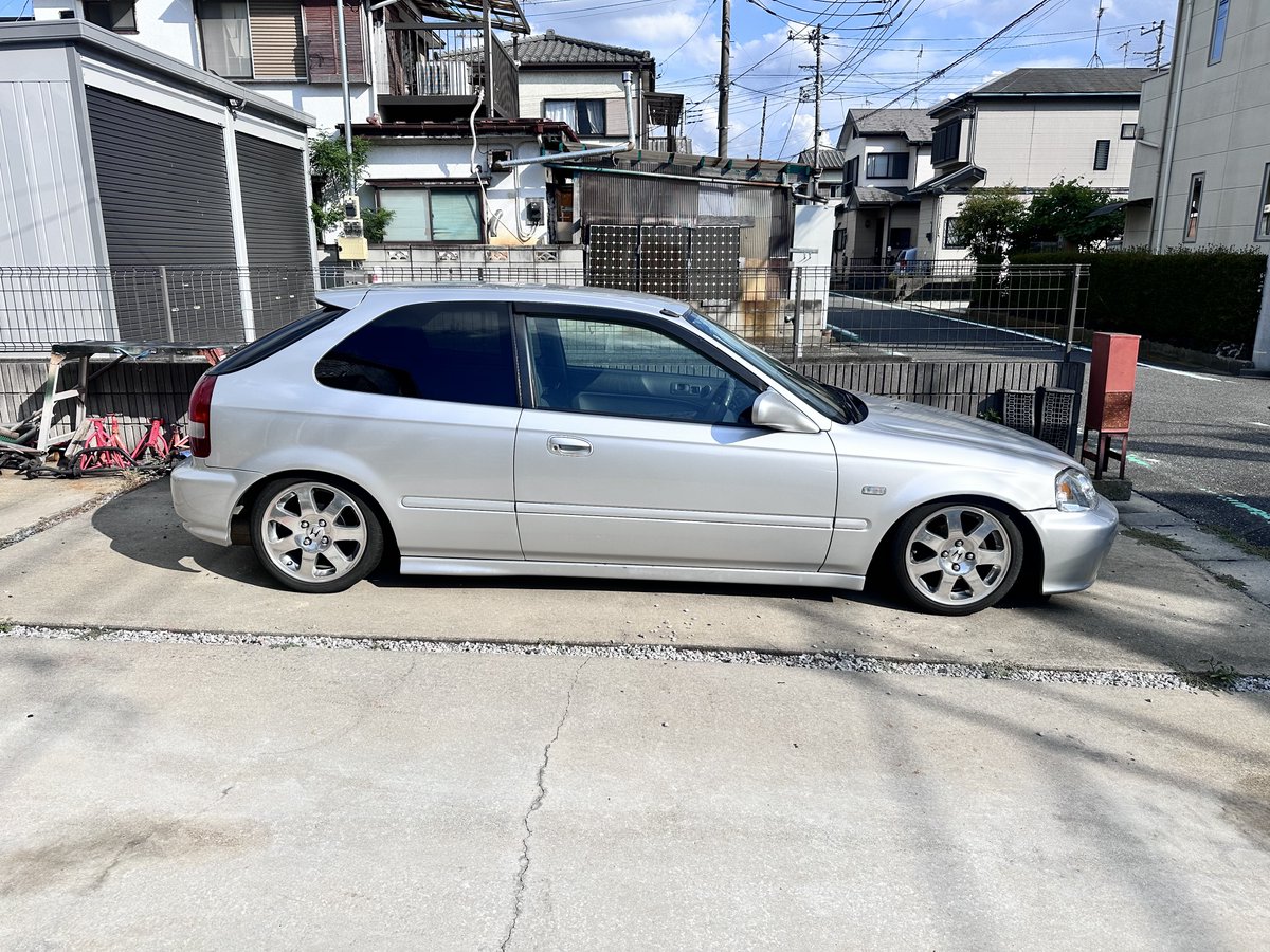 s_48dayo's tweet photo. EJ1売ってEKハッチ買いました
Vi-RS履かせてみました https://t.co/xPd142P6xp