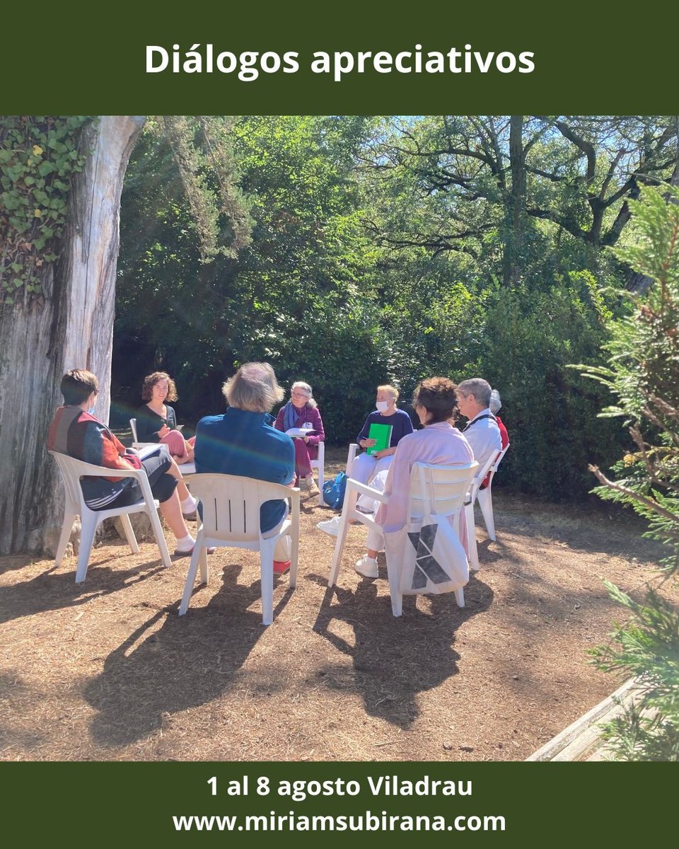 ¿Buscas creatividad y bienestar? #Retiro de 1-8 agosto. Últimas plazas.
forms.gle/XgCB9xogLWhT5F…
#indagaciónapreciativa
BENEFICIOS
#Descanso profundo
#meditación
Herramientas para el bienestar emocional
#Creatividad y autoexpresión
#Naturaleza
#Comunidad y apoyo
#Viladrau