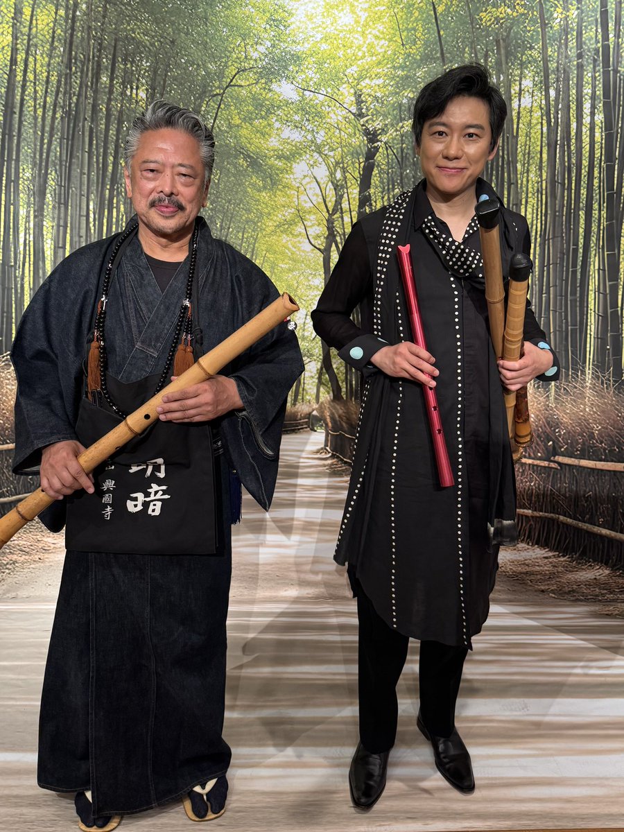 昨日の藤原道山さんと志村禅保さんによるレクチャーコンサートは