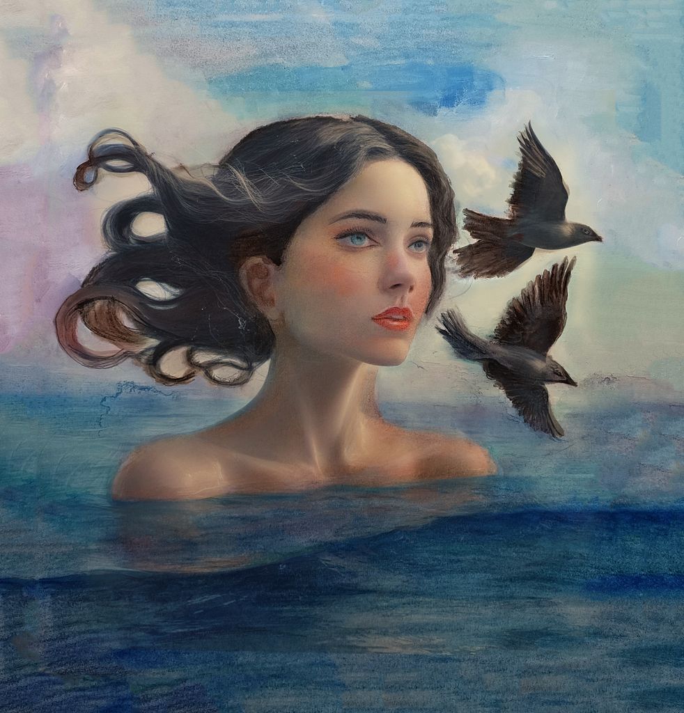 #AEW
Happy Sunday Morning 
. 
MY NEW OPEN EDITION FOR #letpeacewin 🤍🕊

"Beneath the Clear Surface" 👩🏻🕊
0.98 ꜩ 💸

objkt.com/tokens/KT1N1kV…