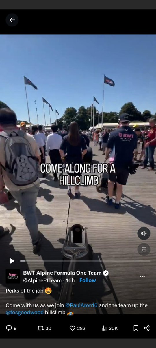 This is why I'm unlikely to go to Goodwood FOS again, you don't see much of the cars. My overwhelming memory from last year was spending the day looking at the back of people's heads and backpacks. It's way too crowded now.