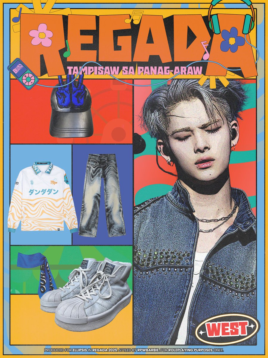 laohju's tweet image. ⠀
⠀
𓏲⸙ 𑁍⃝#WEST  ⁝  “Sa pagbalik.” Pigil-tawang umalpas sa mga labi ni WEST habang patuloy siyang umaawit—hindi napigilan ang sarili nang masaksihan ang kapilyuhan ng kanilang gitarista sa gilid ng entablado.

⠀