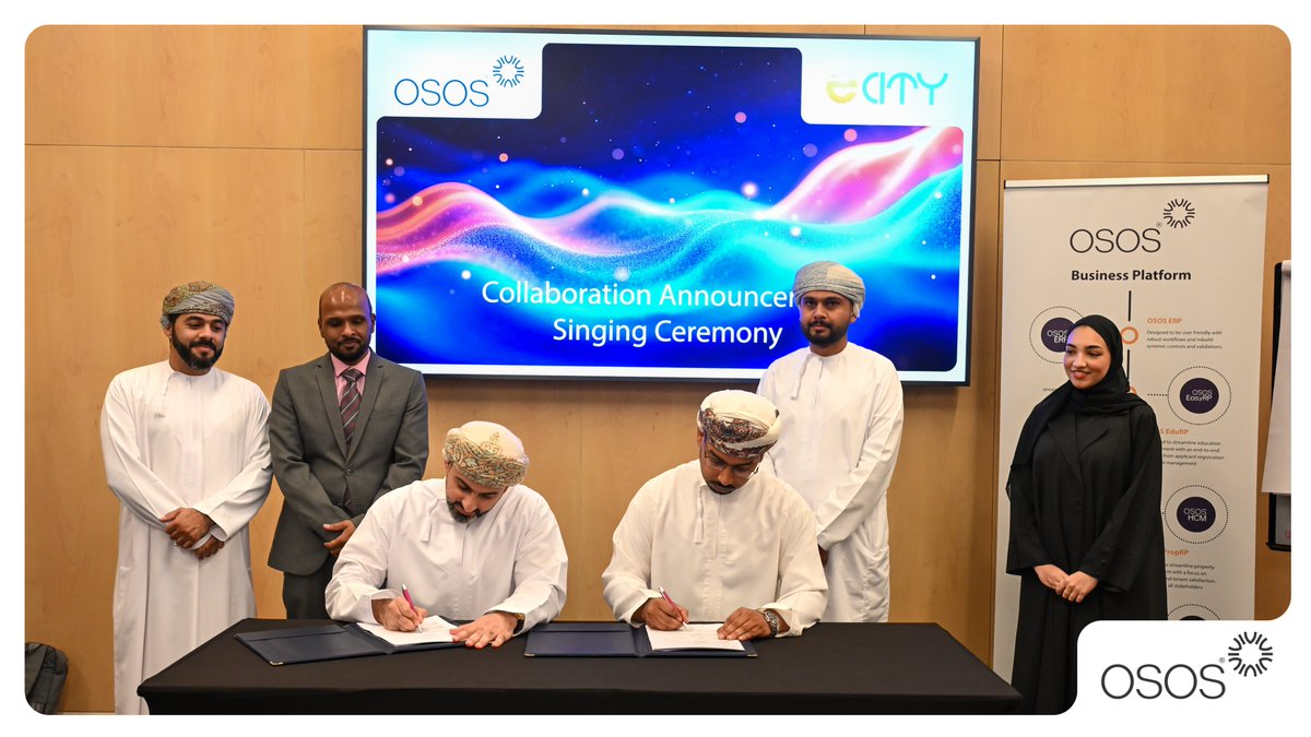 OSOS_tech's tweet image. A Milestone Moment at OSOS!
we proudly signed a partnership agreement with Ecity – marking the beginning of a powerful collaboration. Together, we’re paving the way for smarter, digital-first business solutions.
Here’s to innovation, growth, and shared success! 🚀✨
