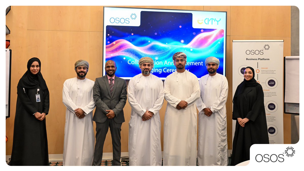 OSOS_tech's tweet image. A Milestone Moment at OSOS!
we proudly signed a partnership agreement with Ecity – marking the beginning of a powerful collaboration. Together, we’re paving the way for smarter, digital-first business solutions.
Here’s to innovation, growth, and shared success! 🚀✨