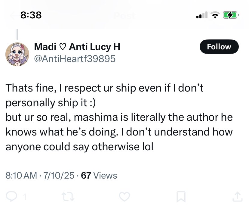 thealphalion123's tweet image. βI respect your shipβ But you donβt respect Nalu as you continue to bash it π Youβre so hypocritical