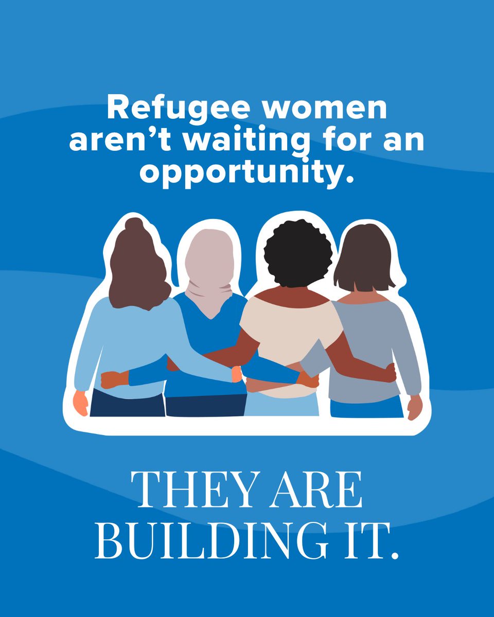 UNHCR_NE's tweet image. Refugee women are rebuilding communities, running businesses & sustaining families, often in the toughest conditions.
Behind this progress are women-led organizations. They deserve sustained support.