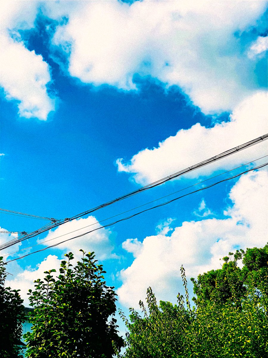 夏らしい雲になってきたなぁ
蝉の声はまだ聴こえない

これからが本番なんだろうね

#お写んぽ
#イマソラ
・iPhone11Pro

・あっという間に変わる空