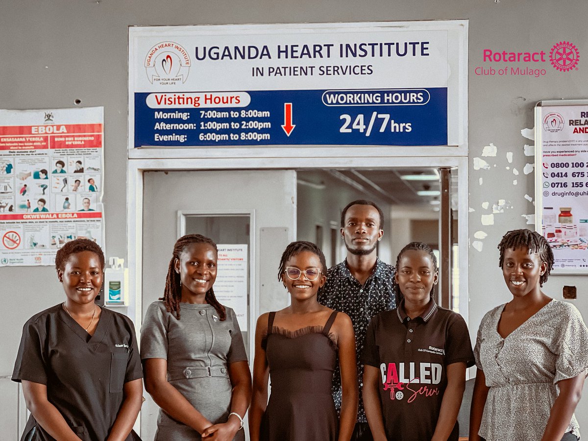 Rotaract Club of Mulago, The Mpiso! (@rctmulago) on Twitter photo The Rotaract Club of Mulago visited 3 Heartstrings Run 2024 beneficiaries who underwent closed heart surgery this month: Kyamagero Dorothy, Awania Hope & Ahurira Sarah. They’re now recovering at Mulago Heart Institute 
Thanks to sponsors & supporters, UGX 16.9M- The Rotaract Club of Mulago visited 3 Heartstrings Run 2024 beneficiaries who underwent closed heart surgery this month: Kyamagero Dorothy, Awania Hope & Ahurira Sarah. They’re now recovering at Mulago Heart Institute 
Thanks to sponsors & supporters, UGX 16.9M-