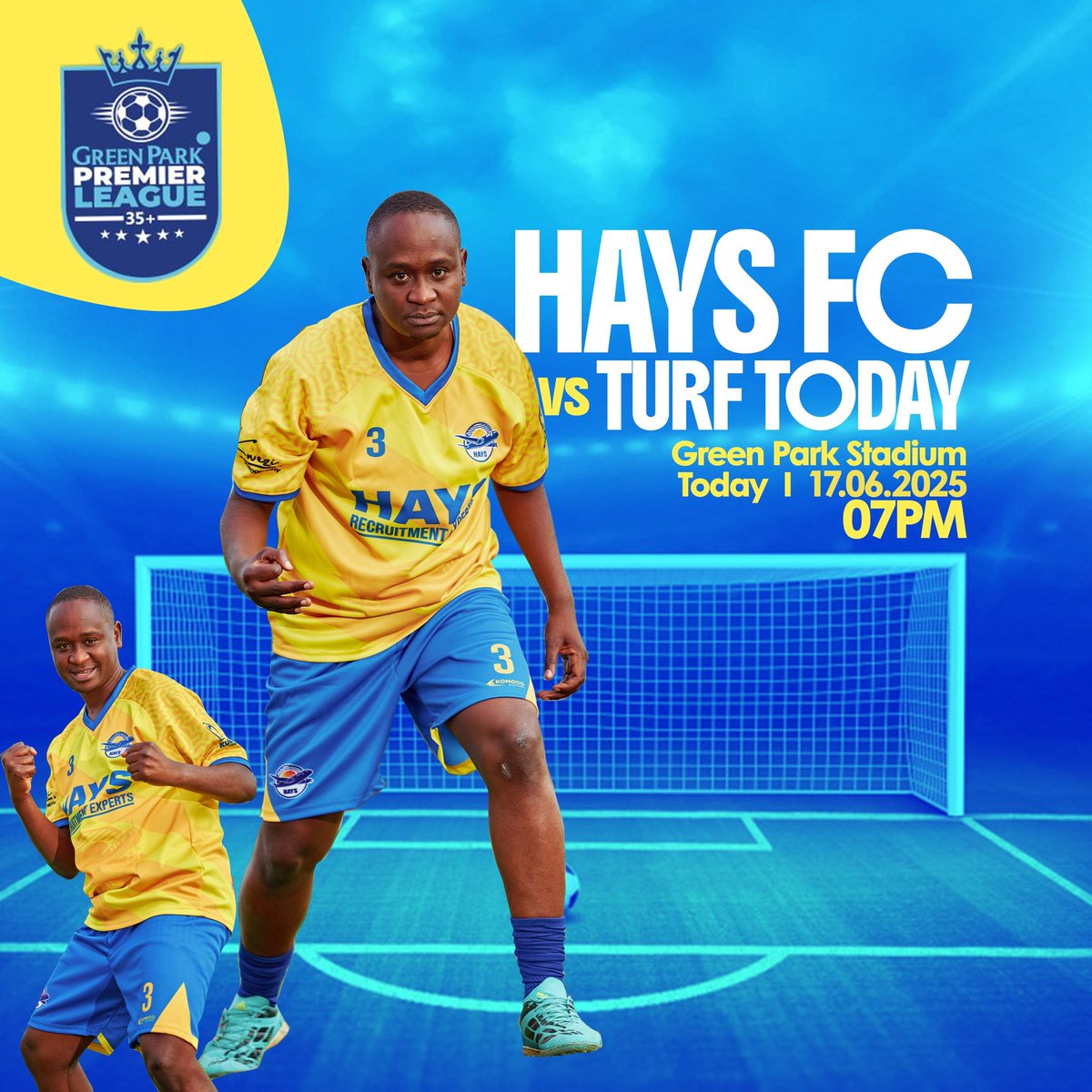 Hays Football Club (@haysuganda) on Twitter photo Come witness our beautiful new kit as we don it for the first time taking on Turf today at 7PM <a href="/greenparkug/">GREEN PARK STADIUM</a> Come witness our beautiful new kit as we don it for the first time taking on Turf today at 7PM <a href="/greenparkug/">GREEN PARK STADIUM</a>