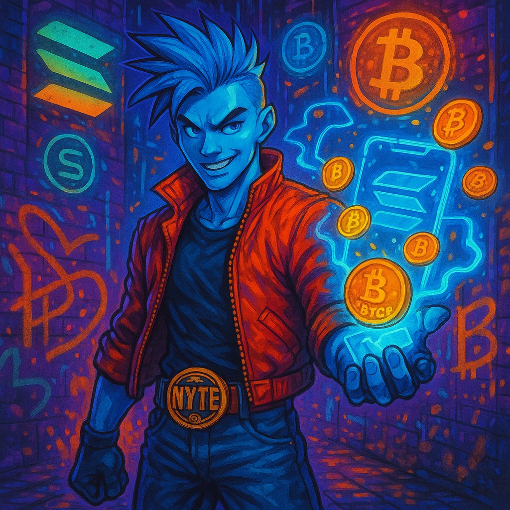 NyteWolf22's tweet photo. Bitcoin’s legacy, Solana velocity. One trade, fresh BTC. Strong hands press repeat. 

Buy. Hold. Repeat.

$BTCr CA: 
Rv5tpW7DB5MCokMTYPKCk35uxKeHRcjYvDXD1mCcMGF https://t.co/bV0emfCOkZ