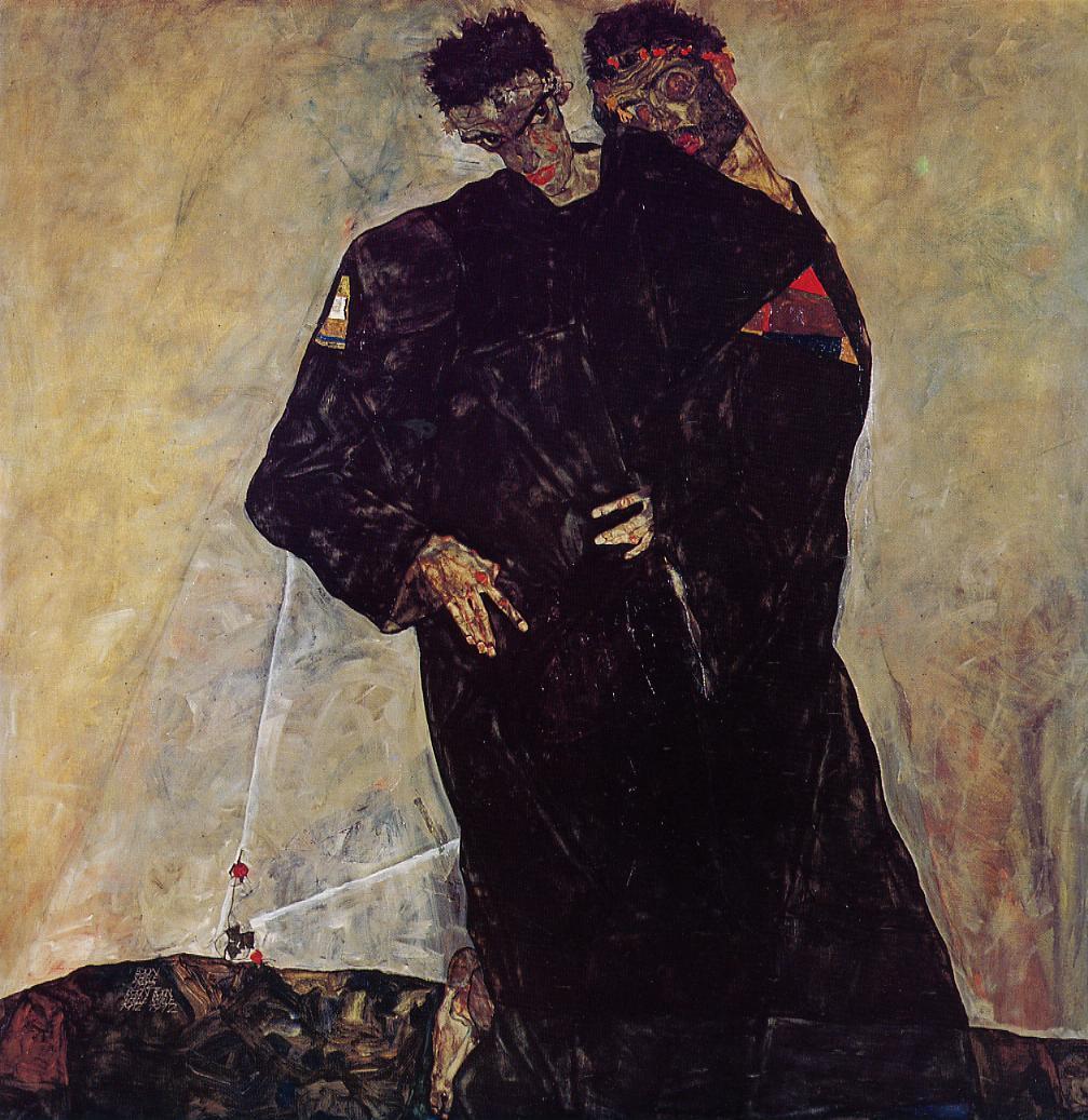 Hermits, 1912 #artbots #schiele