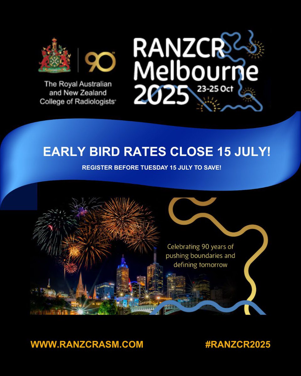 Wee Loon Ong (@weeloonong) on Twitter photo Please join our esteemed international RO speakers in Melbourne in October for #RANZCR2025! Early bird registrations close 15 July 2025.
ranzcrasm.com <a href="/RANZCRcollege/">RANZCR</a>
<a href="/NiuSanford/">Dr. Nina Niu Sanford</a> <a href="/reshmajagsi/">Reshma Jagsi</a> <a href="/SahgalArjun/">arjun sahgal</a> <a href="/AmarUKishan/">Amar Kishan</a> <a href="/SimonLo21054188/">Simon Lo</a> <a href="/jmmrad/">Jeff Michalski</a> <a href="/BoekeSimon/">Simon Boeke</a> <a href="/GkikaEleni2/">Gkika Eleni</a> Please join our esteemed international RO speakers in Melbourne in October for #RANZCR2025! Early bird registrations close 15 July 2025.
ranzcrasm.com <a href="/RANZCRcollege/">RANZCR</a>
<a href="/NiuSanford/">Dr. Nina Niu Sanford</a> <a href="/reshmajagsi/">Reshma Jagsi</a> <a href="/SahgalArjun/">arjun sahgal</a> <a href="/AmarUKishan/">Amar Kishan</a> <a href="/SimonLo21054188/">Simon Lo</a> <a href="/jmmrad/">Jeff Michalski</a> <a href="/BoekeSimon/">Simon Boeke</a> <a href="/GkikaEleni2/">Gkika Eleni</a>