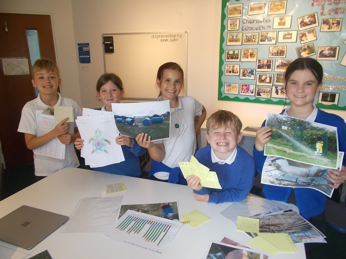 Well done to our Eco Champions who presented online to a group of other schools and told them about all the good work they've been doing. They talked about how they've been saving energy, analysing energy usage as well as biodiversity projects including developing our pond.