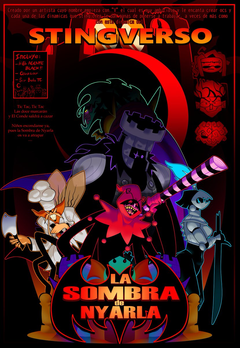 VH9ila49's tweet image. "Una terrible sombra se apodera de un pequeño pueblo al norte de Europa, los agentes de A.L.F.A envían a sus agentes para investigar el misterio de 'La Sombra de Nyarla'" 🕗🕘🕙🕚🕛 *ding*
#stingsonas #stingsona