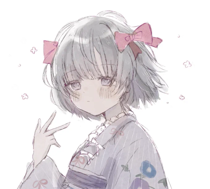 浴衣姿の鎖那ちゃん