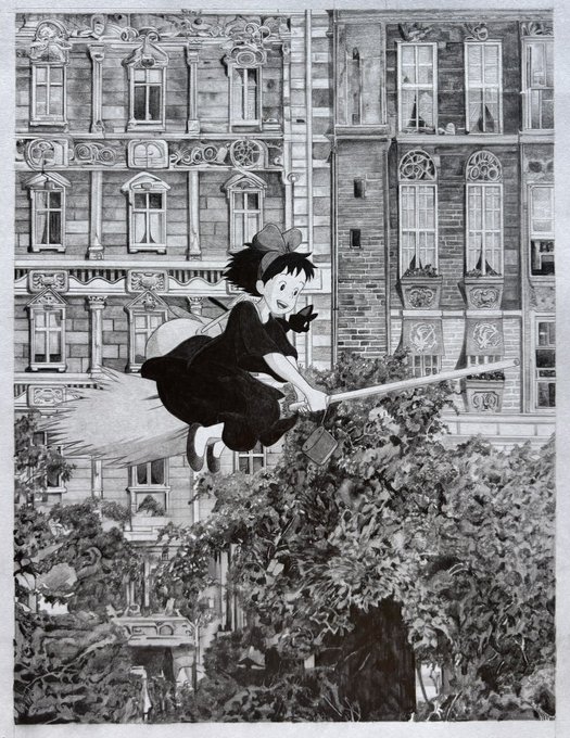 ハウルの動く城鉛筆画 ハウルの動く城鉛筆画 - メルカリ