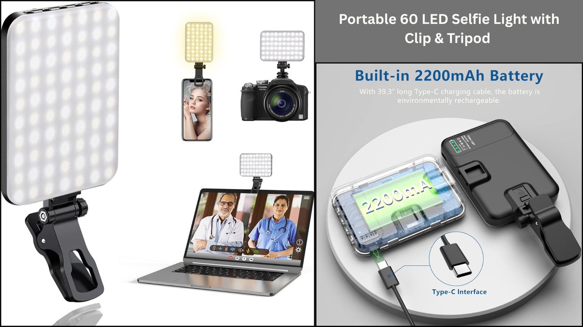 HuzaifaYana's tweet image. Portable 60 LED Selfie Light with Clip &amp;amp; Tripod 

"Click here for a deeper dive into the topic."
cnnrise.blogspot.com/2025/07/portab…

#SelfieLight #PortableLED #ContentCreation #Vlogging #VideoLighting #PhotographyGear #MakeupLight #ZoomCalls