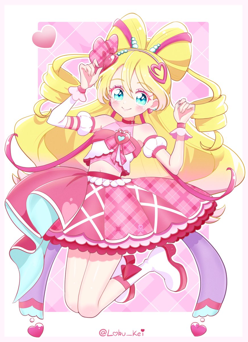 I tried to draw Cure Idol as "Kirakilala" as possible!✨🩷
Next will be Cure Wink!💙

#precure #プリキュア #キミプリ
