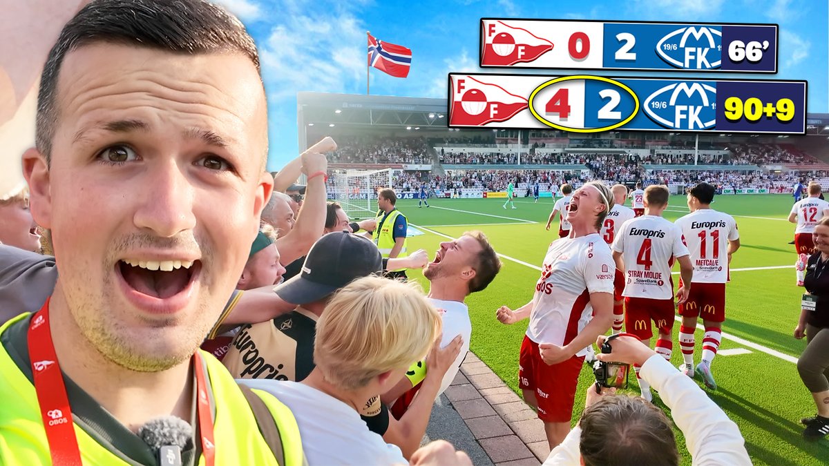 fusionjosh_'s tweet image. I Experienced The CRAZIEST Comeback in Norwegian Football 🇳🇴

Absolutely loved my time at @fredrikstadfk , this video is well worth a watch for the chaos which went on 🔥

🖇️ - youtu.be/oFu9byesvGU