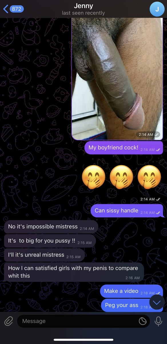 NancytheGoddes's tweet photo. #Sissy Jenny’s shaking at the thought of my boyfriend’s thick BBC—too scared to serve, too weak to please. Approach now if you think you can handle it and get pimped out immediately. #SissyOwned #BBCReady https://t.co/mvB785tGuz