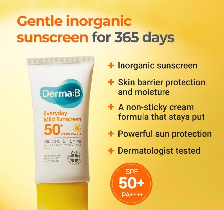 numjshop's tweet photo. ✨พร้อมส่ง 299 บาท Derma B Everyday Mild Sunscreen SPF50+ PA++++ 50ml 〰️ ครีมกันแดดเนื้อบางเบาอ่อนโยน ผิวฉ่ำวาว เรียบเนียน ซึมง่าย ใช้ได้ทั้งเด็กและผู้ใหญ่ ไม่มีพาราเบน ไม่มีสารแต่งสี ทาครั้งเดียวก็ชุ่มชื้นเหมือนทาซ้ำ 2 ครั้ง เกลี่ยง่ายไม่วอก
#dermab #นัมสต็อค https://t.co/TI0l92Tlr5