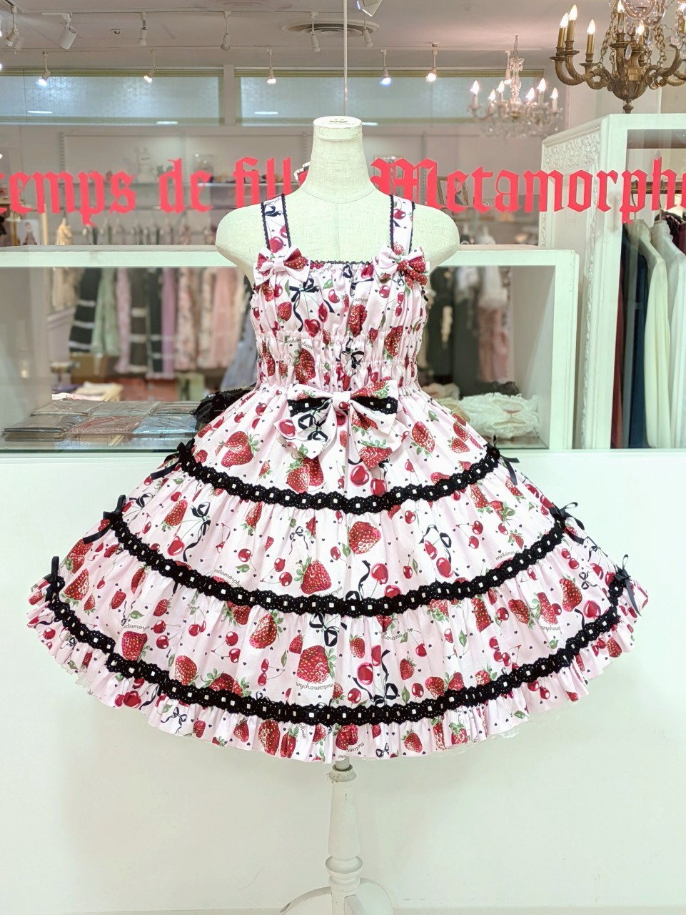 メタモルフォーゼ天使とお花柄AラインJSK ご予約】≪Maison des roses～美しき街並み～≫通販： 7/4（金
