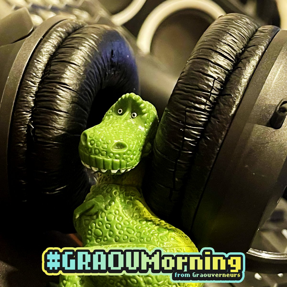 #GRAOUMorning
Quand le son est bon 🎶👀🦖🎧🎶