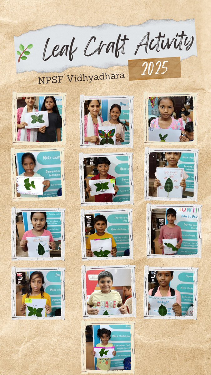 naripragati's tweet image. 🌿 Hands-on Nature Learning! 🌿
13 students from Class 3–6 participated in a creative EVS activity pasting real leaves on sheets to explore nature&apos;s diversity. 🍃
Guided by Amisha Ma’am &amp;amp; Riya Ma’am, it was a joyful, learning-rich experience! 🌱💚
#EVSActivity #NatureLearning