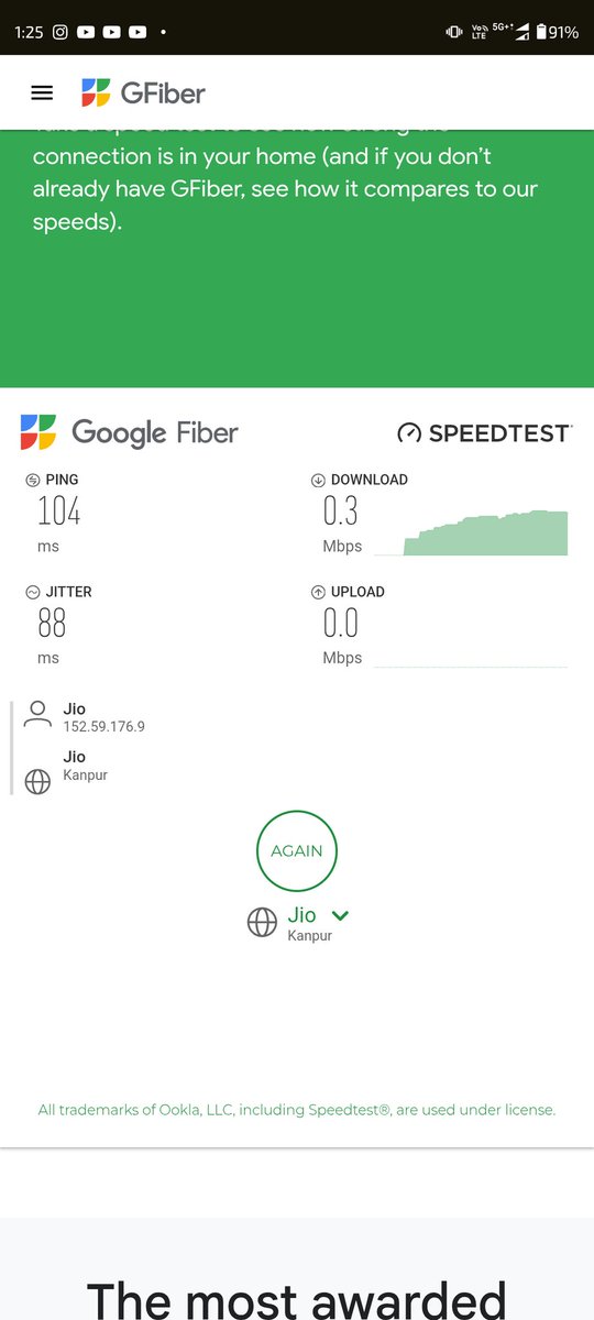 Alok8574's tweet photo. I can't  use the 5G network in my local area from last  more then 4 months ,  even though there are call drops also . Even after complaining several times in Jio , they can't resolve their network issue and they even closed my complaint without any resolution. https://t.co/RCSaLTSGMz